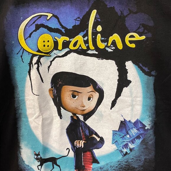 Coraline Jones Coraline Movie Promo T-Shirt XL - Picture 3 of 4